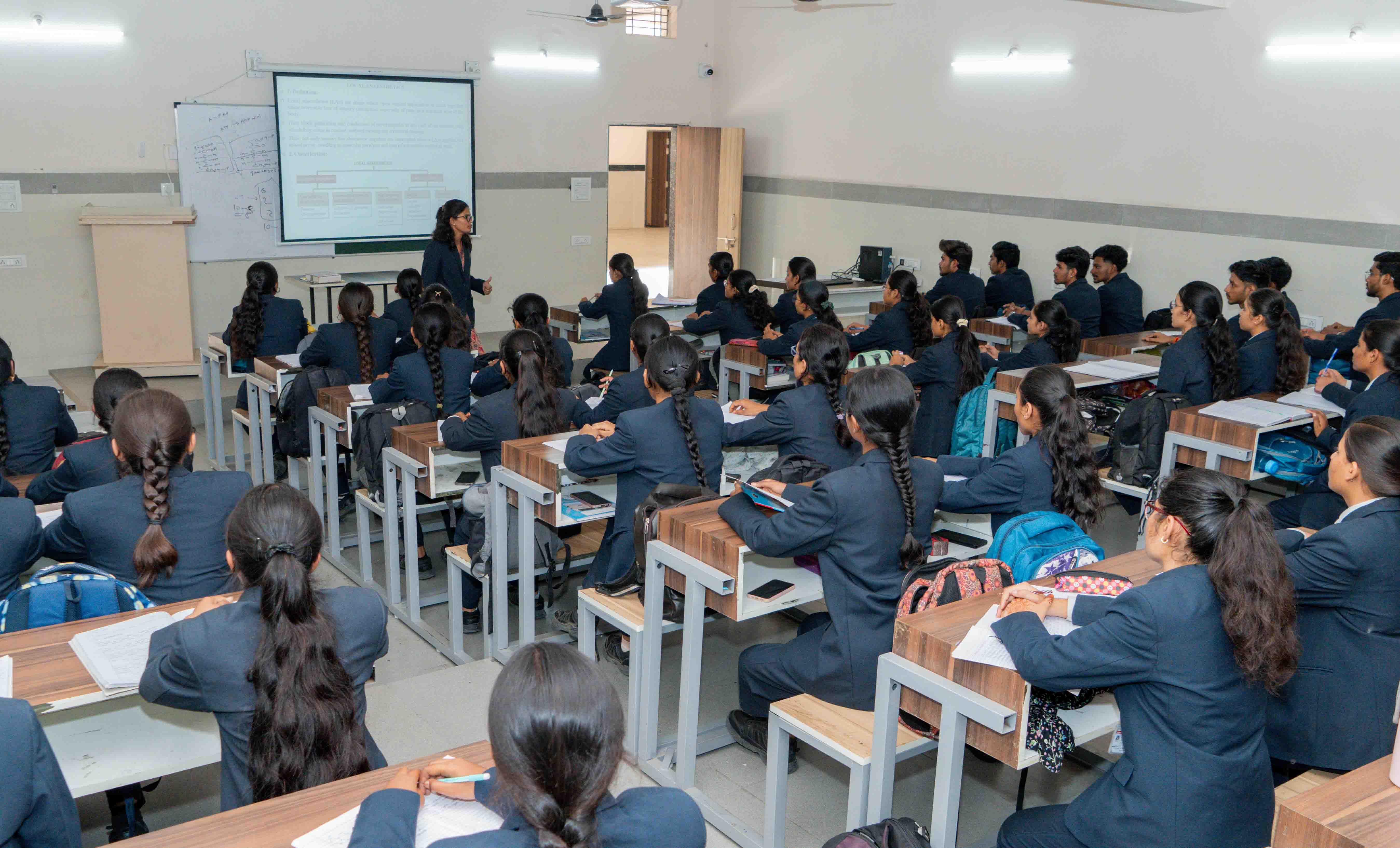 Students learning together at Manwatkar College of Pharmacy