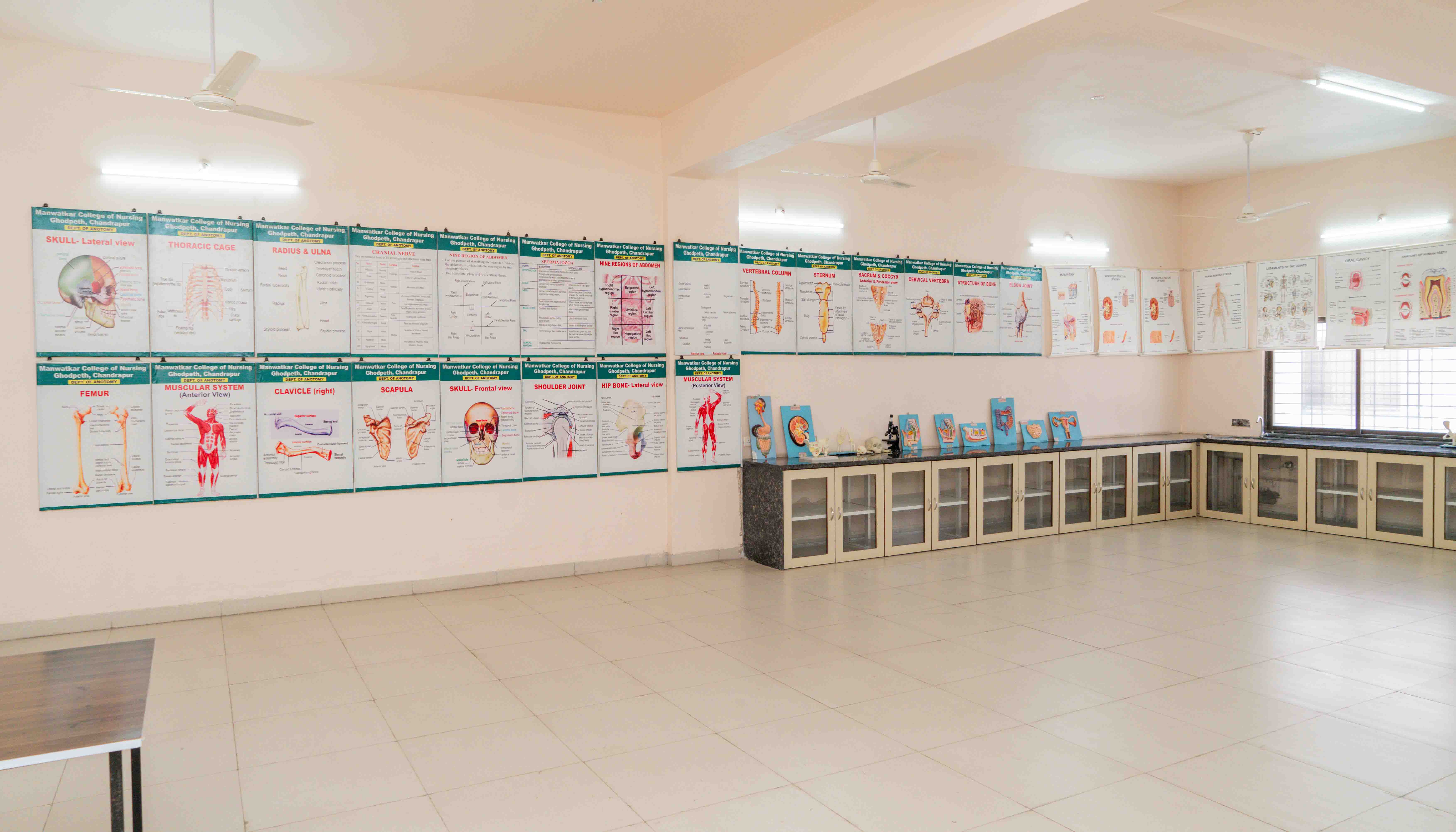 Classroom facilities at Manwatkar College of Pharmacy